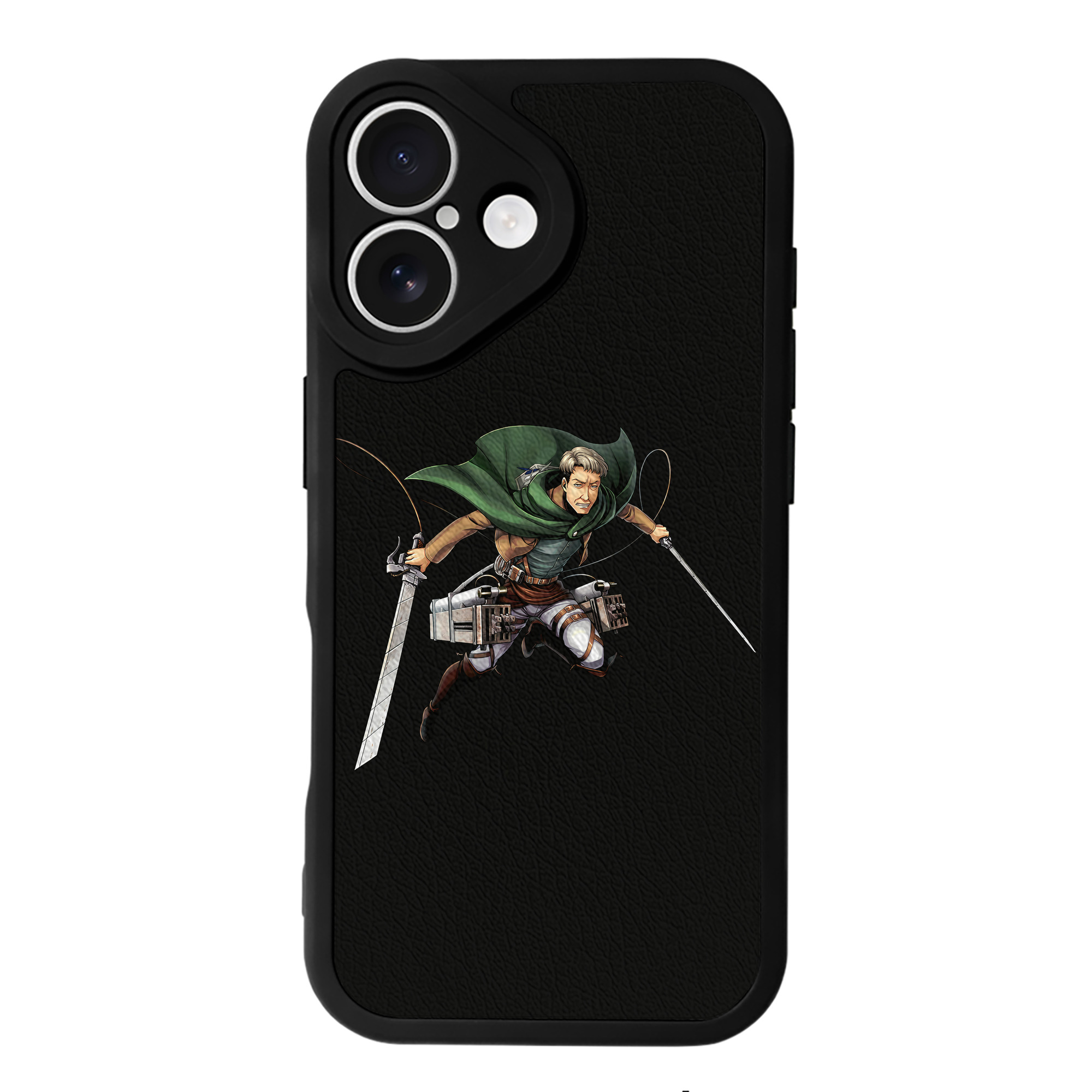 （画像用） 進撃の巨人 Attack on Titan 【iPhone 16シリーズ対応】シリコンスマホケース（レザー調） 材質：シリコン